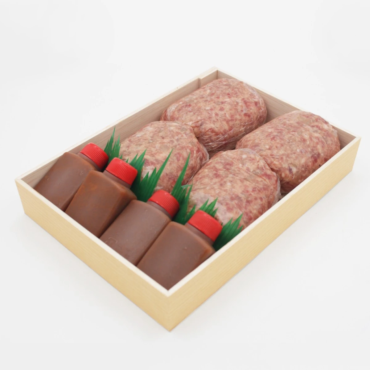 【10/31日出荷限定】ハンバーグ3個＋1個サービス【限定10セット】